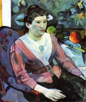Gauguin, Paul - Portrait of a Woman with Cezanne Still Life